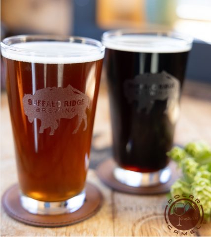 16oz Glass Tumbler, Pint Glass